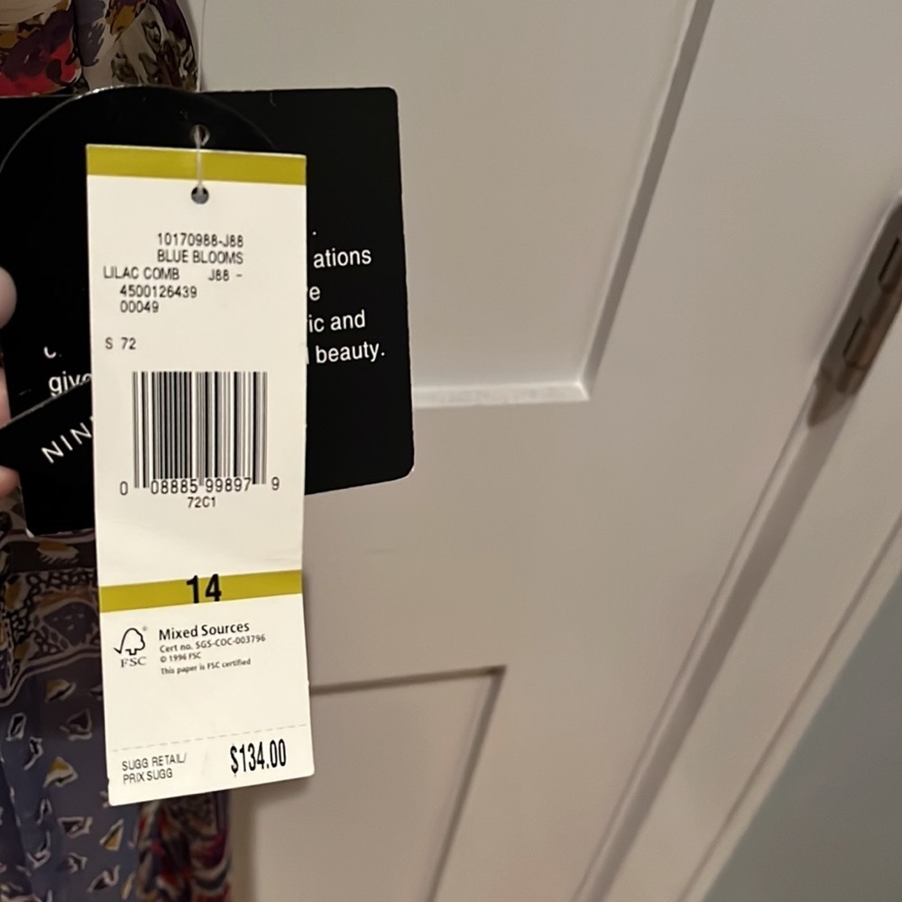 NWT NINE WEST bohemian y2k Dress - Picture 3 of 3